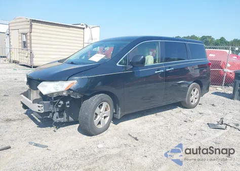 2013 Nissan Quest Sv from USA, damaged, VIN JN8AE2KP2D9065658
